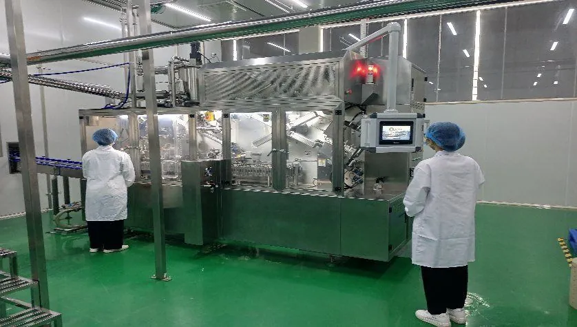 Automated filling line at the HEFS Guangzhou plant