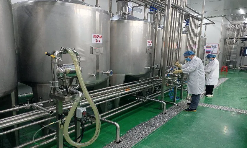 UHT sterilisation tank farm